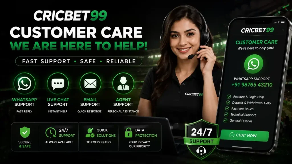 Cricbet99 Customer Care Number