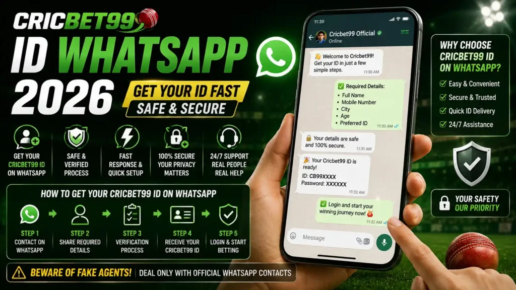cricbet99 id whatsapp